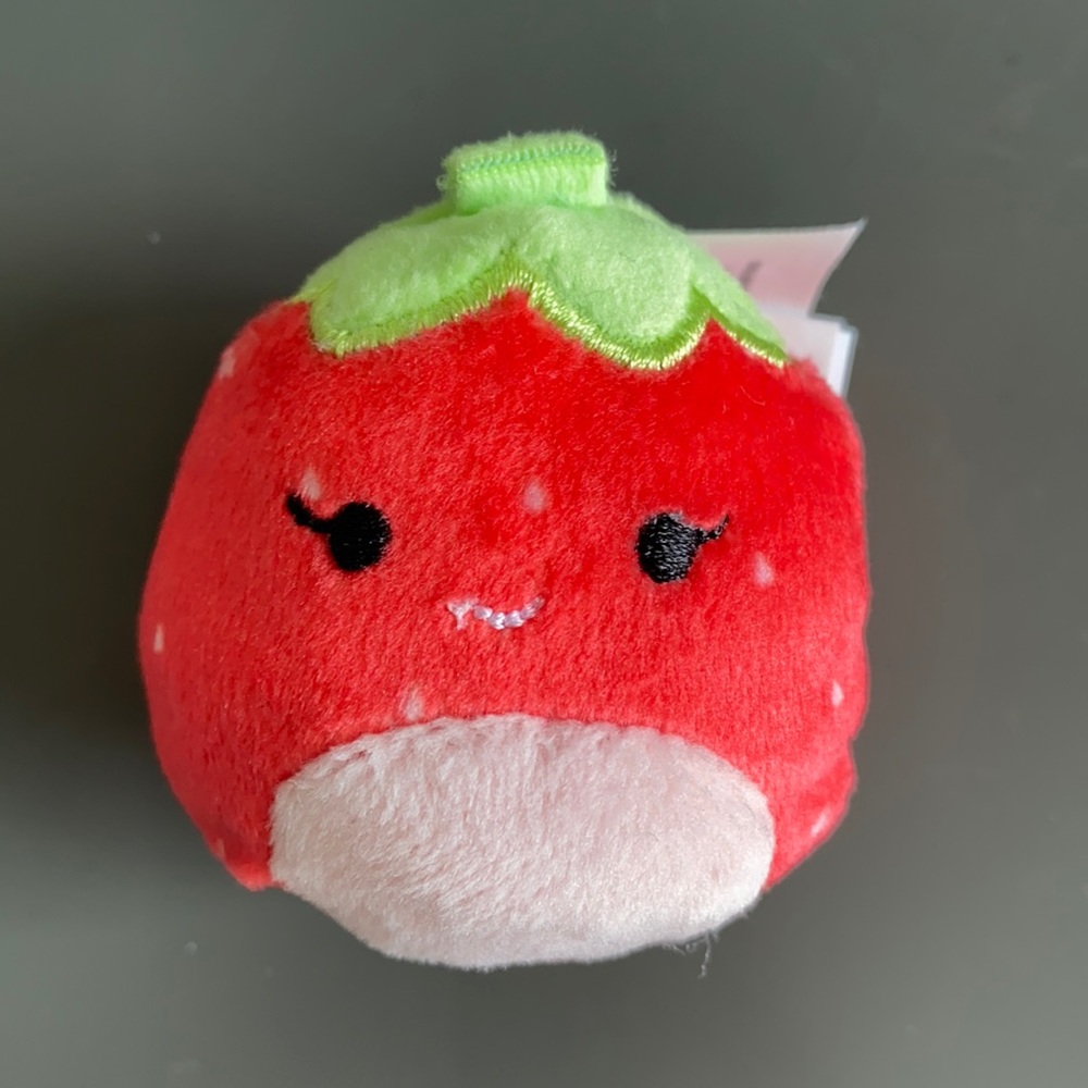 Squishville Squishmallow 2” Scarlet the Strawberry